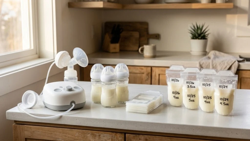 Pumping and Storing Breast Milk: A Practical Guide for Busy Parents